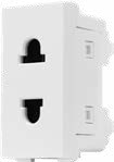 2-Pin Socket with Shutter 16A