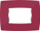 Fuchsia Cover with Silver Frame