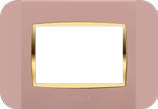 Rose Gold Cover with Golden Frame