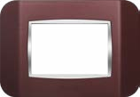 Burgundy Cover with Silver Frame