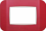 Red Cover with White Frame